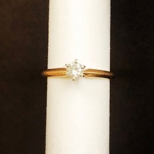 Vintage .2 Carat Diamond Ring, 14K Setting